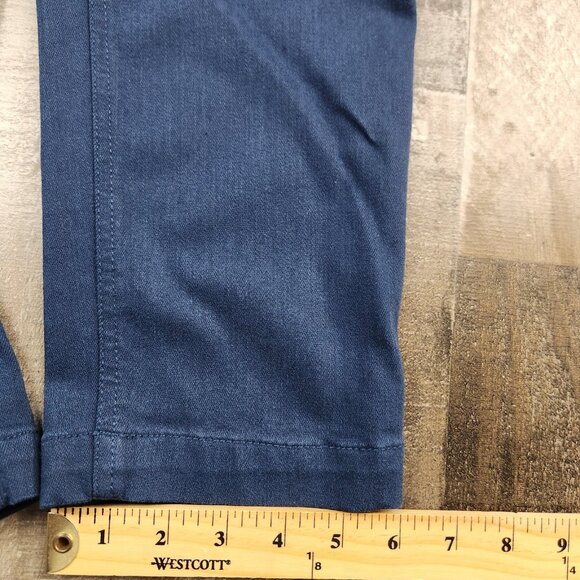 J Jill Womens size 10 Everyday Blue Utility Tapered Leg Cargo Pants - Picture 9 of 10